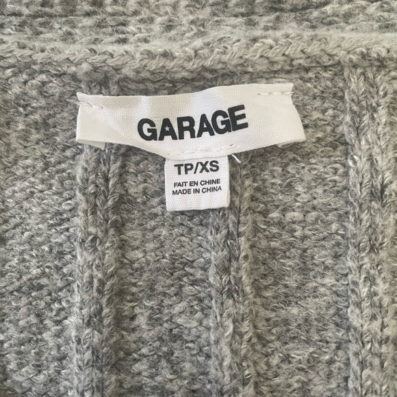 Garage Gray Ribbed Knit Cardigan - Picture 4 of 4